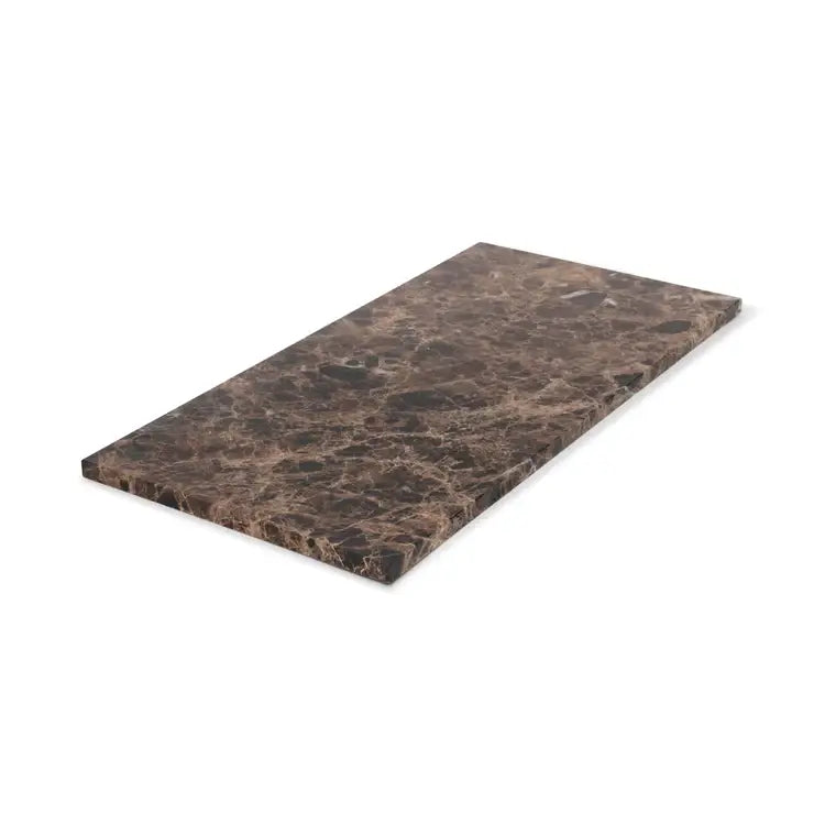 Plateau en marbre brun