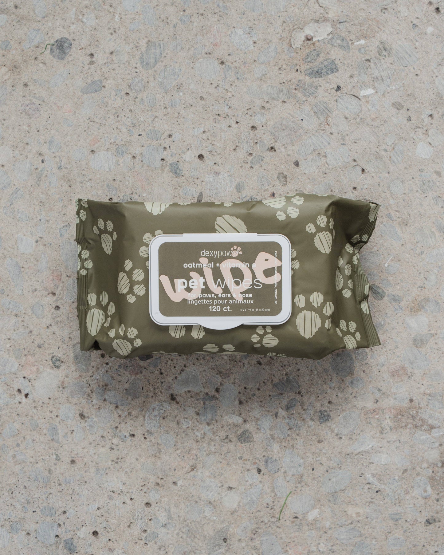 Lingettes Nettoyantes pour Animaux dans un Sac Refermable - Avoine & Vitamine E
