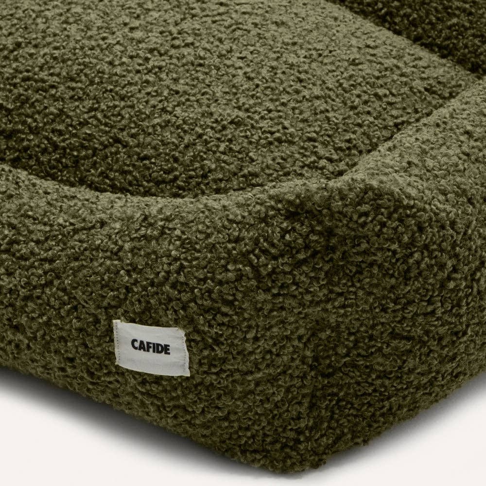 Lit pour chien en bouclette vert, Snozy