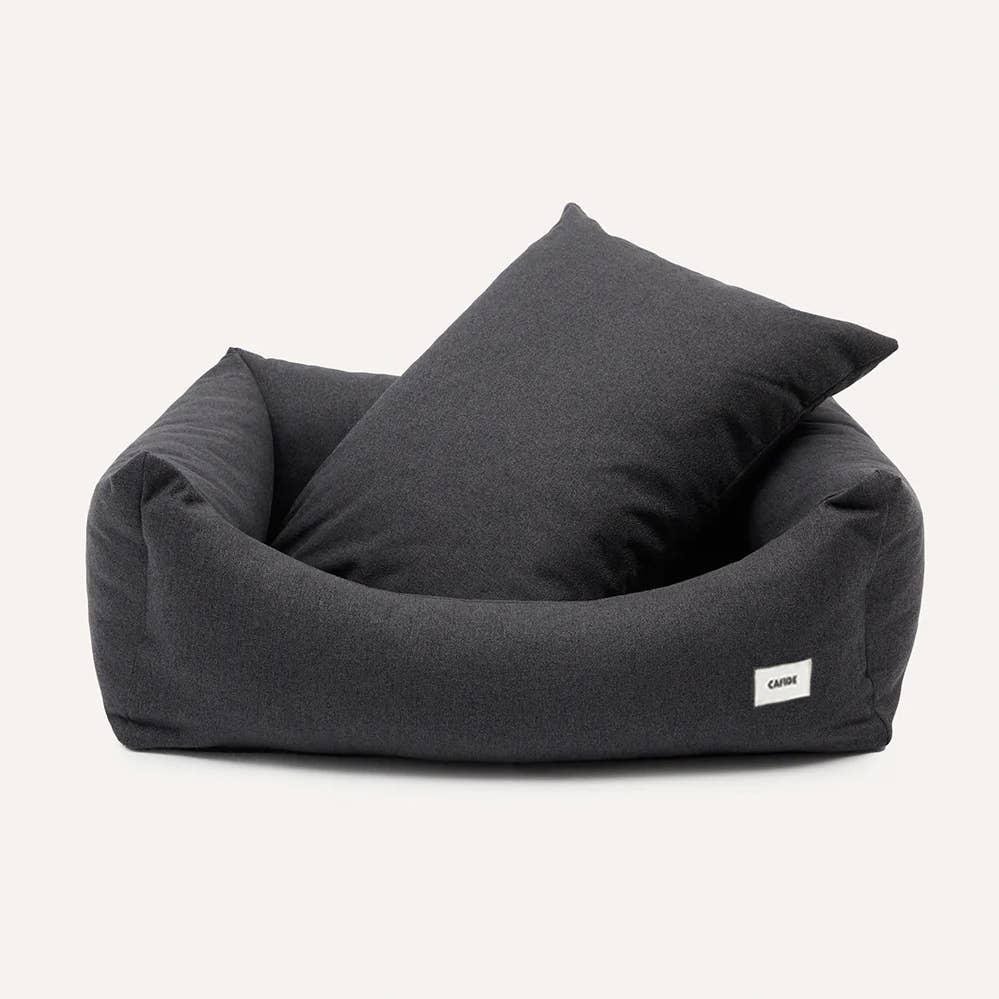Lit pour chien noir anthracite, Snozy