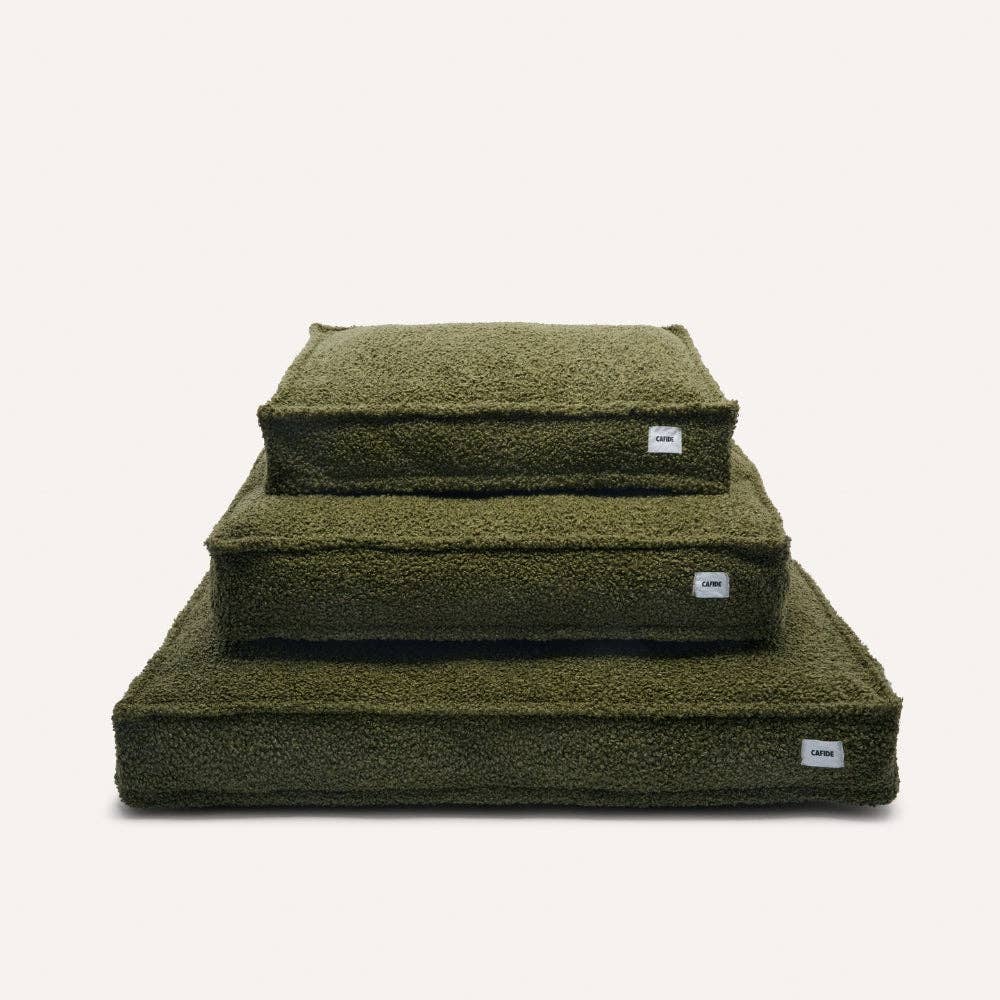 Lit pour chien en effet bouclette vert, Cuadra