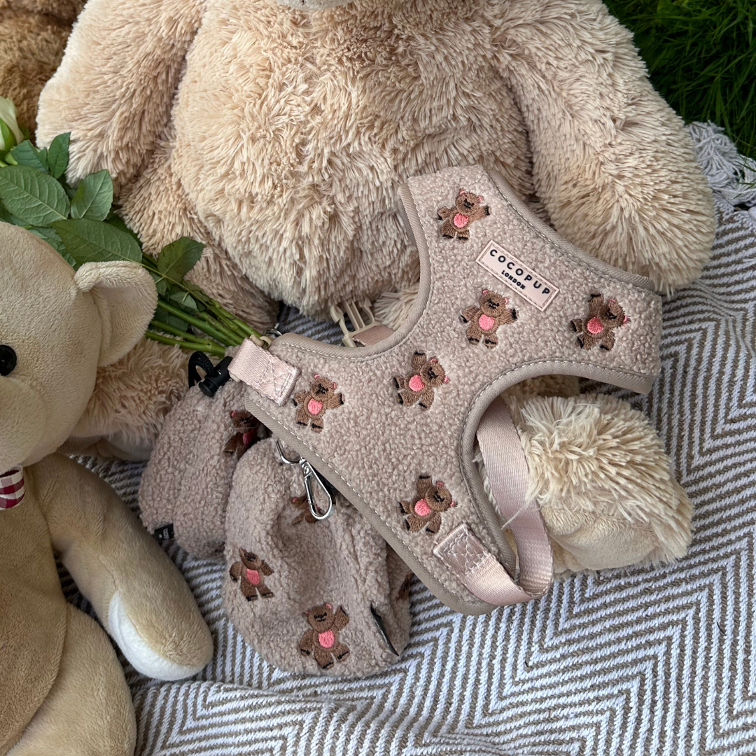 Harnais de cou ajustable Theo brodé Teddy