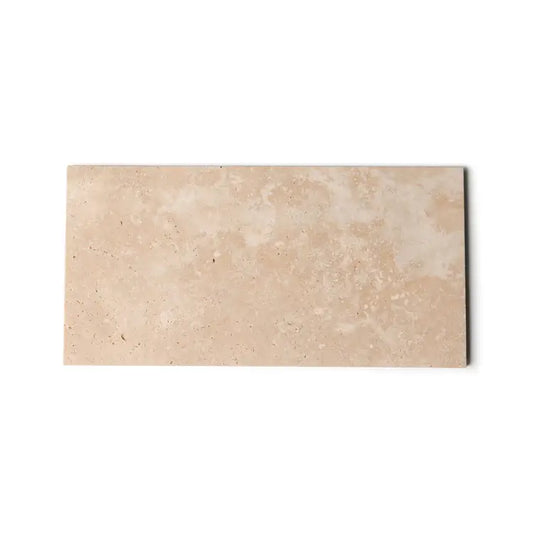 Plateau en travertin rectangulaire