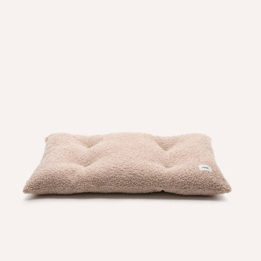 Coussin pour chien en bouclette beige, Bela