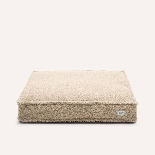 Lit pour chien en effet bouclette beige, Cuadra